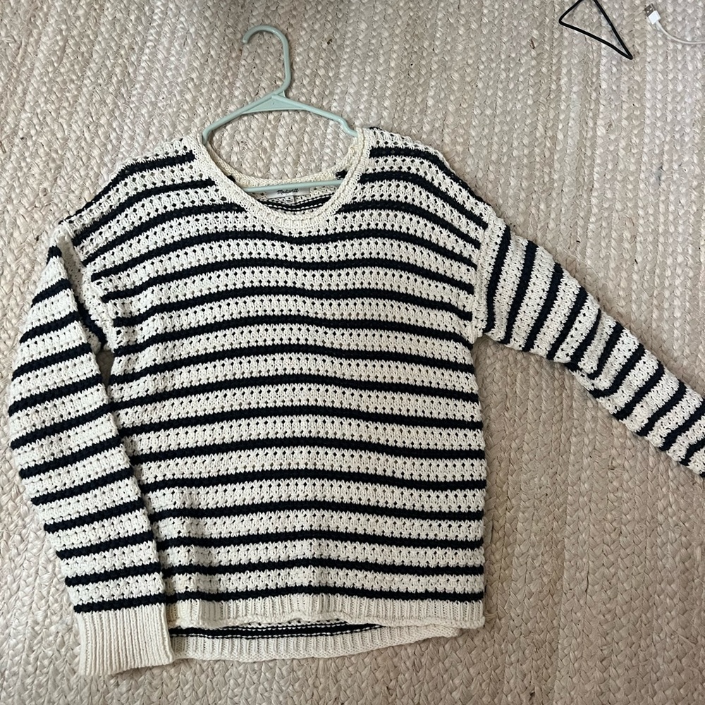 Madewell striped sweater!